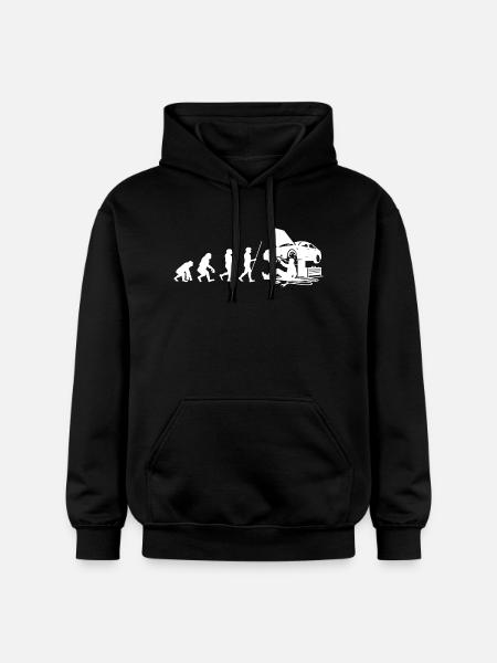 Handwerker Evolution Mechaniker - Gildan Unisex Softstyle® Midweight Hoodie - Schwarz