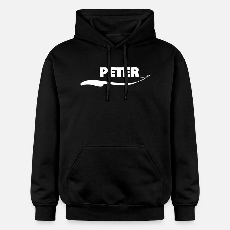 Gift for Peter - Gildan Unisex Softstyle® Midweight Hoodie - black