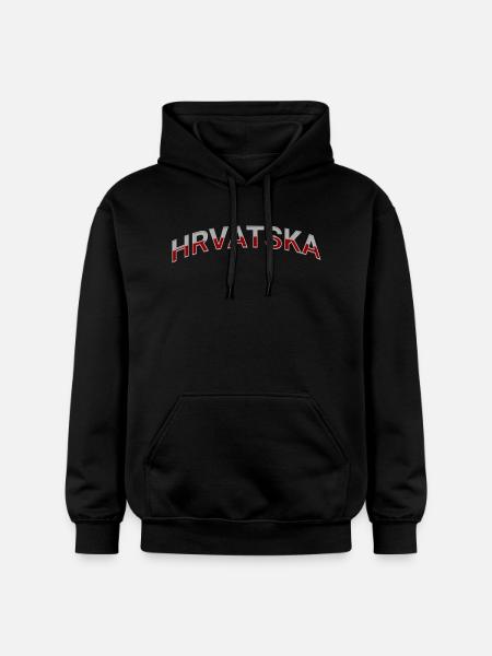 HRVATSKA - Gildan Unisex Softstyle® Midweight Hoodie - Schwarz