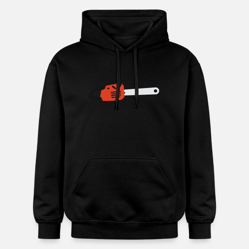 la scie à chaîne - Sweat à capuche Softstyle® Gildan Unisexe - noir