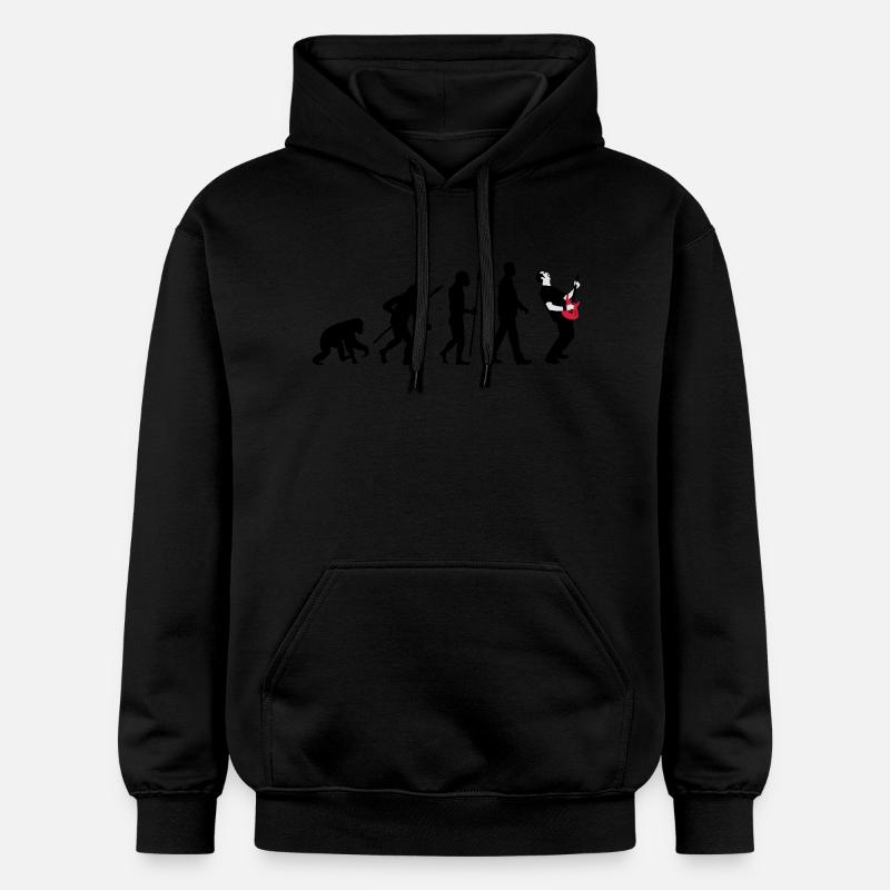 evolution_rocks_032012_n_3c - Sweat à capuche Softstyle® Gildan Unisexe - noir