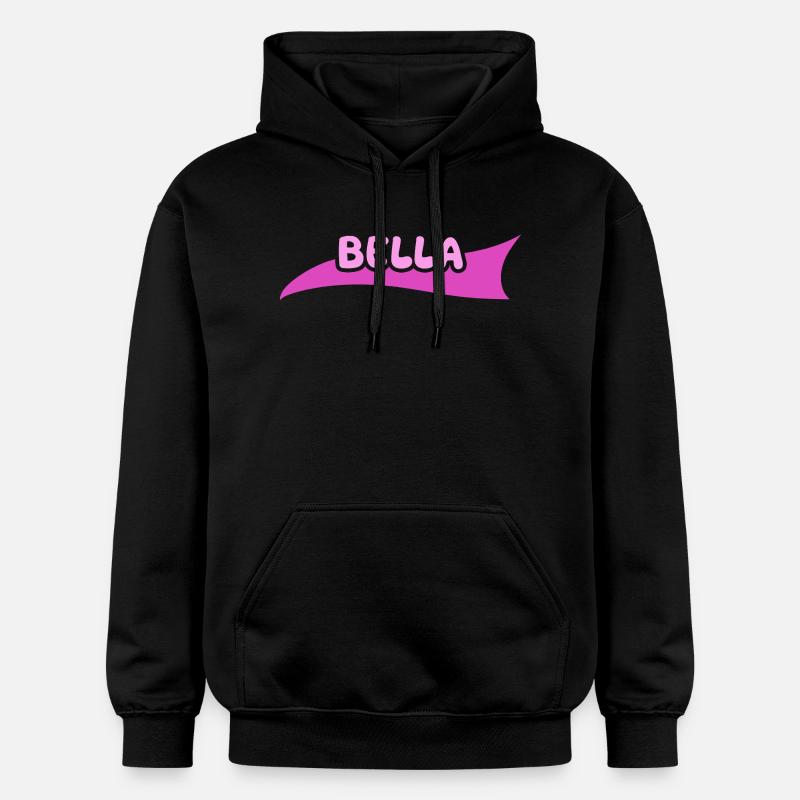 Bella comme prénom - Sweat à capuche Softstyle® Gildan Unisexe - noir
