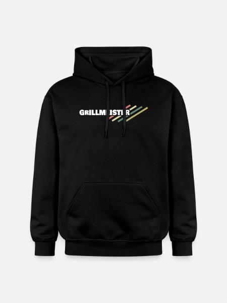 Grillmeister's workplace - Gildan Unisex Softstyle® Midweight Hoodie - black