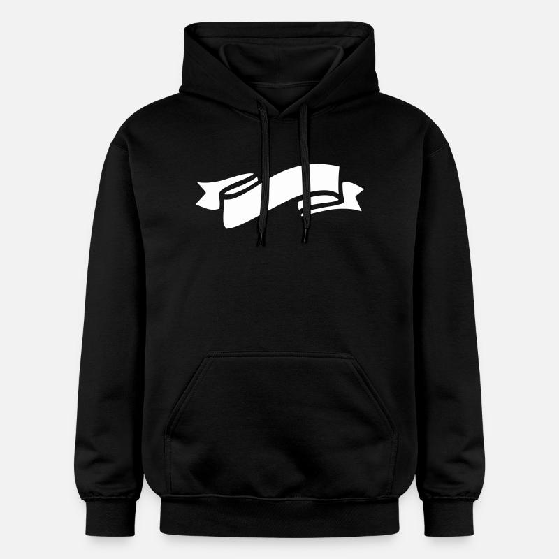 manche - Sweat à capuche Softstyle® Gildan Unisexe - noir