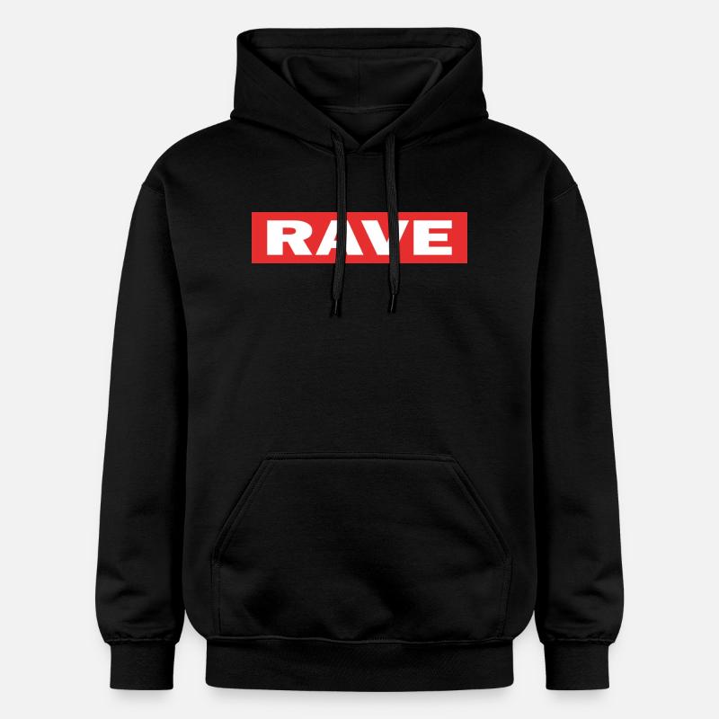 Rave - Sweat à capuche Softstyle® Gildan Unisexe - noir