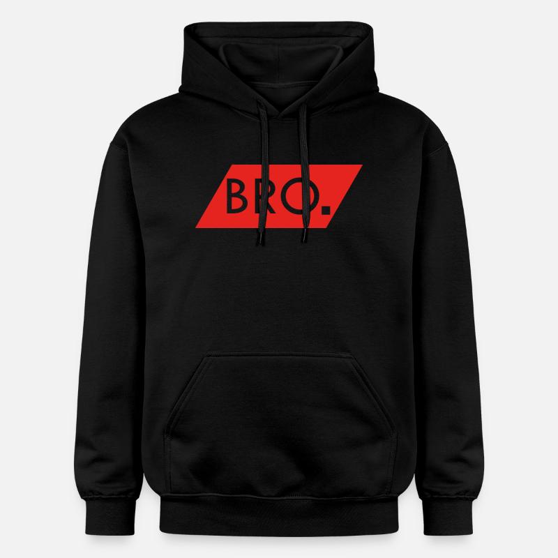 BRO - Sweat à capuche Softstyle® Gildan Unisexe - noir