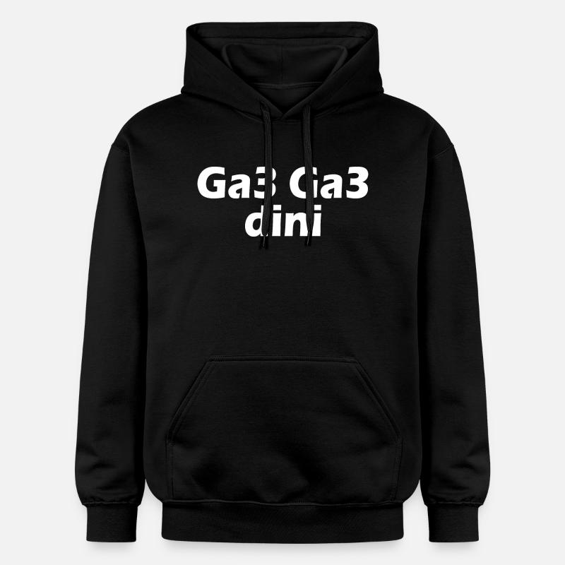Ga3 ga3 dini - Gildan Unisex Softstyle® Midweight Hoodie - black