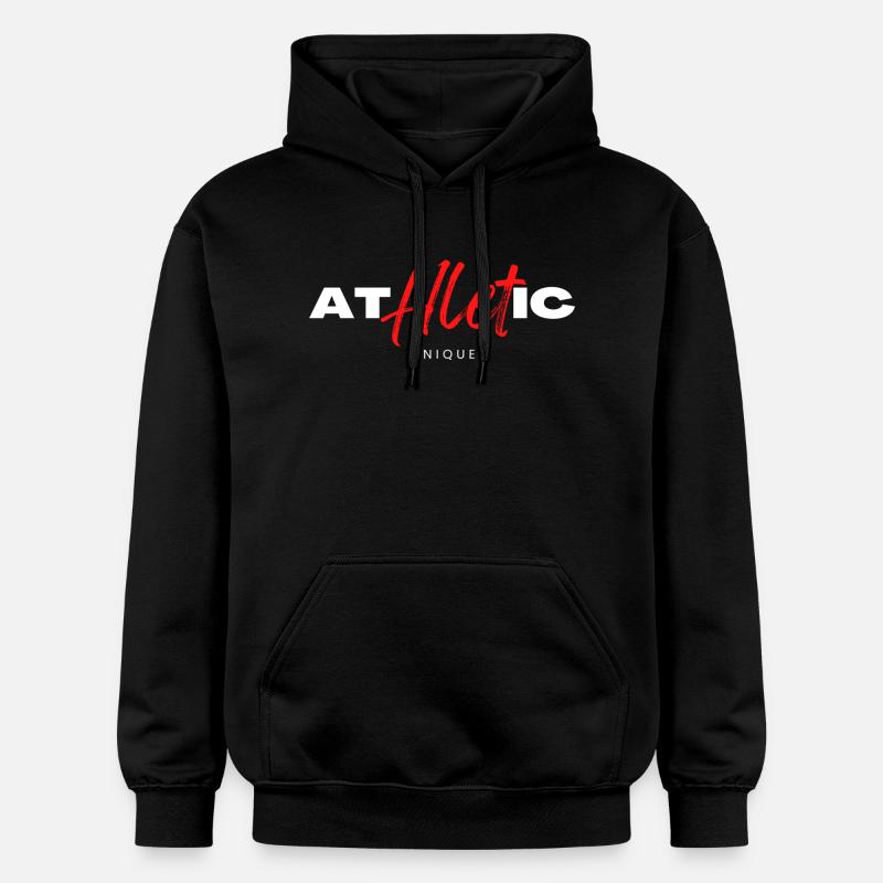 Athlétique Unique - Sweat à capuche Softstyle® Gildan Unisexe - noir