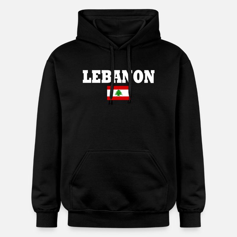Liban - Sweat à capuche Softstyle® Gildan Unisexe - noir