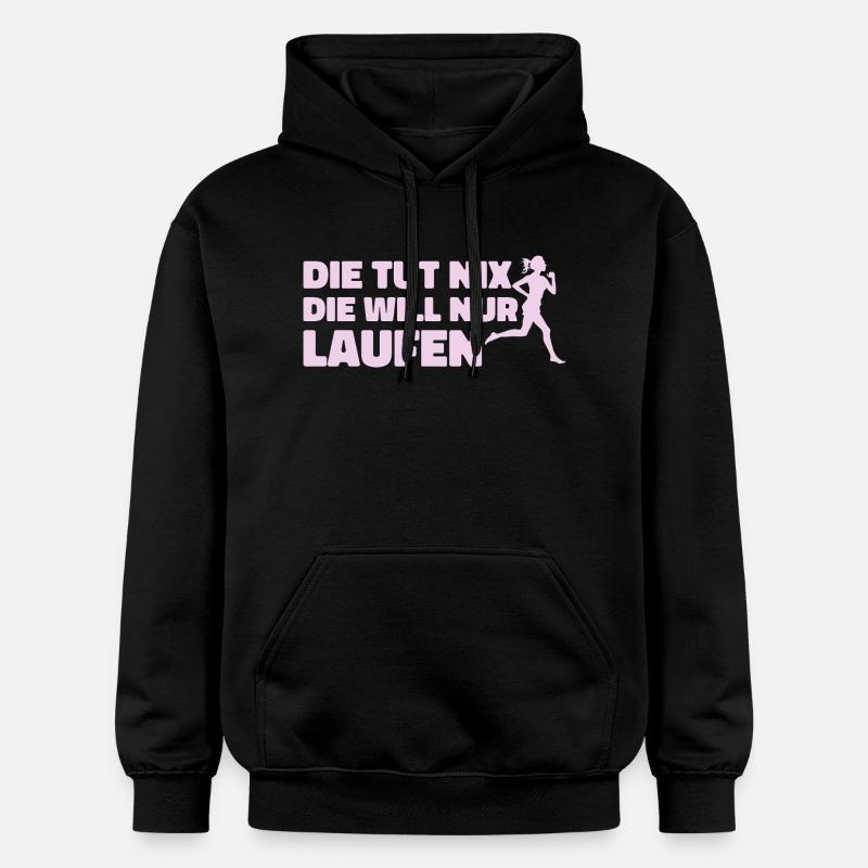Runner Sport Running Gift - Sweat à capuche Softstyle® Gildan Unisexe - noir