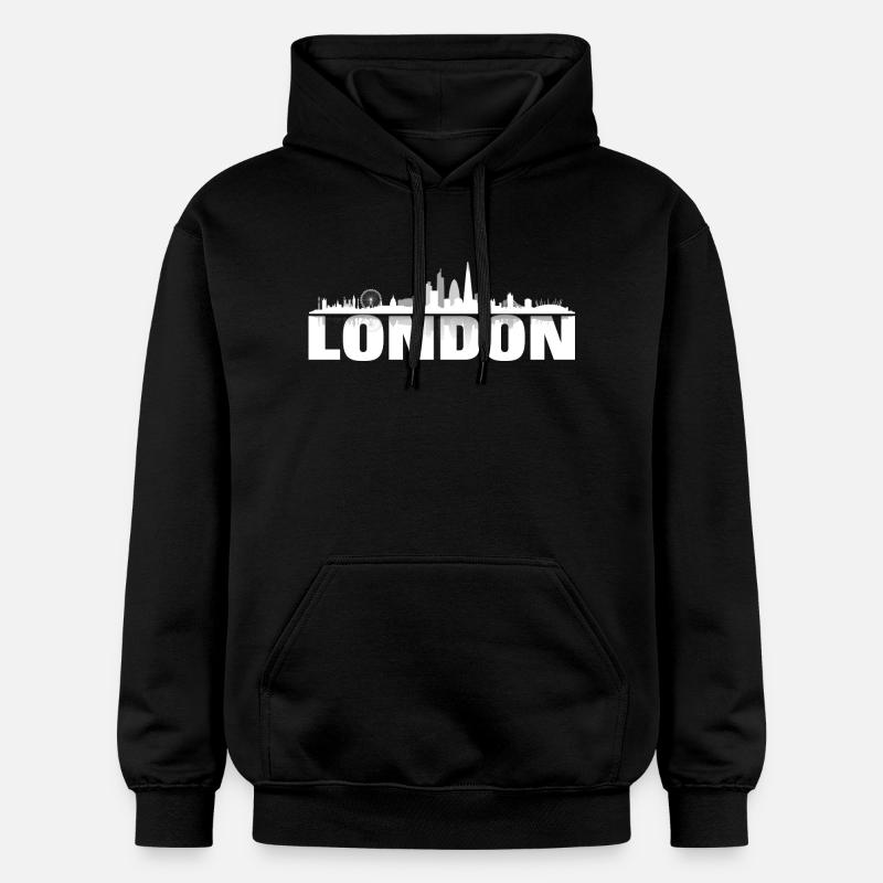 london02light - Sweat à capuche Softstyle® Gildan Unisexe - noir