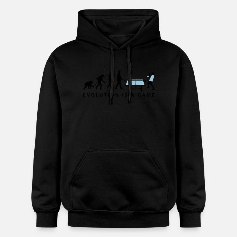 evolution_table_tennis_072012_c_2c - Sweat à capuche Softstyle® Gildan Unisexe - noir