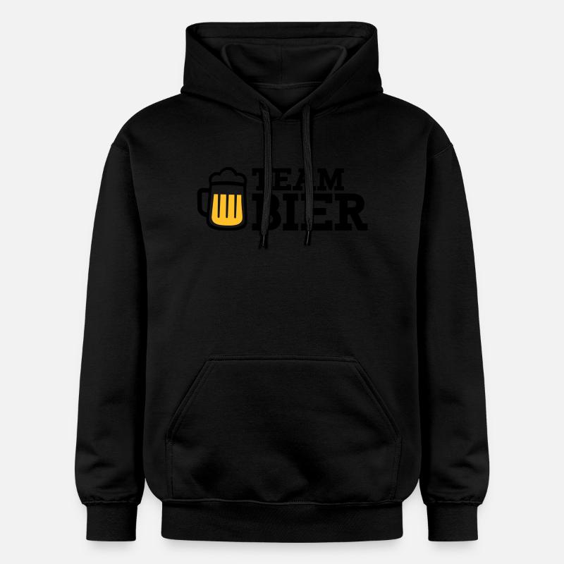 Bier - Gildan Unisex Softstyle® Midweight Hoodie - Schwarz
