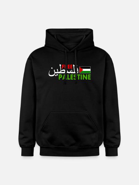 Free palestine فلسطين - Gildan Unisex Softstyle® Midweight Hoodie - black