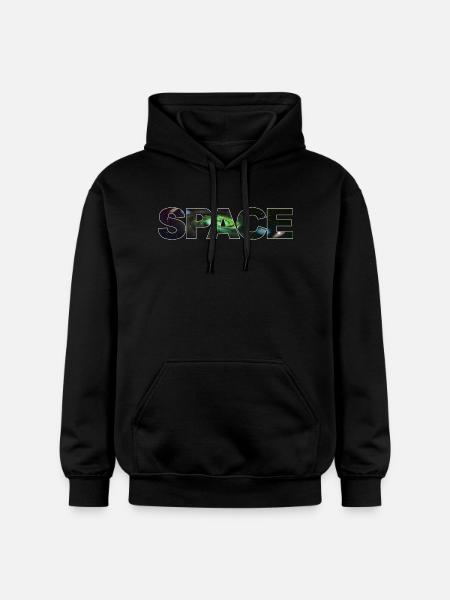 Space #2 - Gildan Unisex Softstyle® Midweight Hoodie - black
