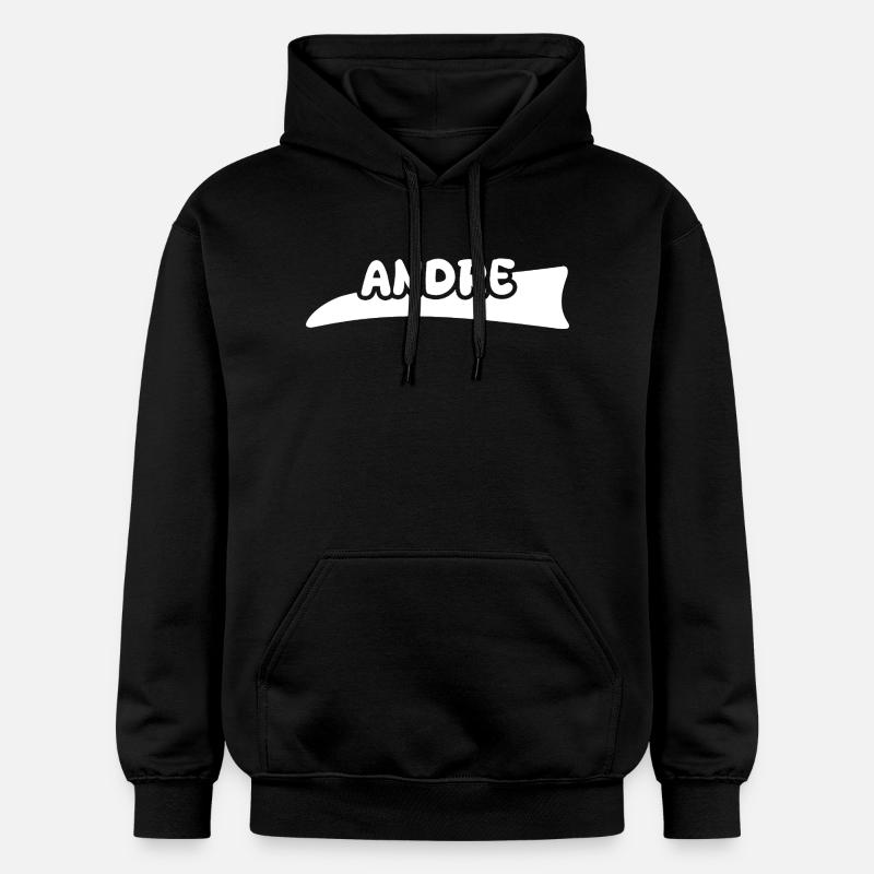 Prénom André - Sweat à capuche Softstyle® Gildan Unisexe - noir