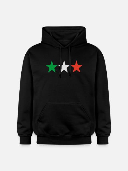 stern italien - Gildan Unisex Softstyle® Midweight Hoodie - Schwarz
