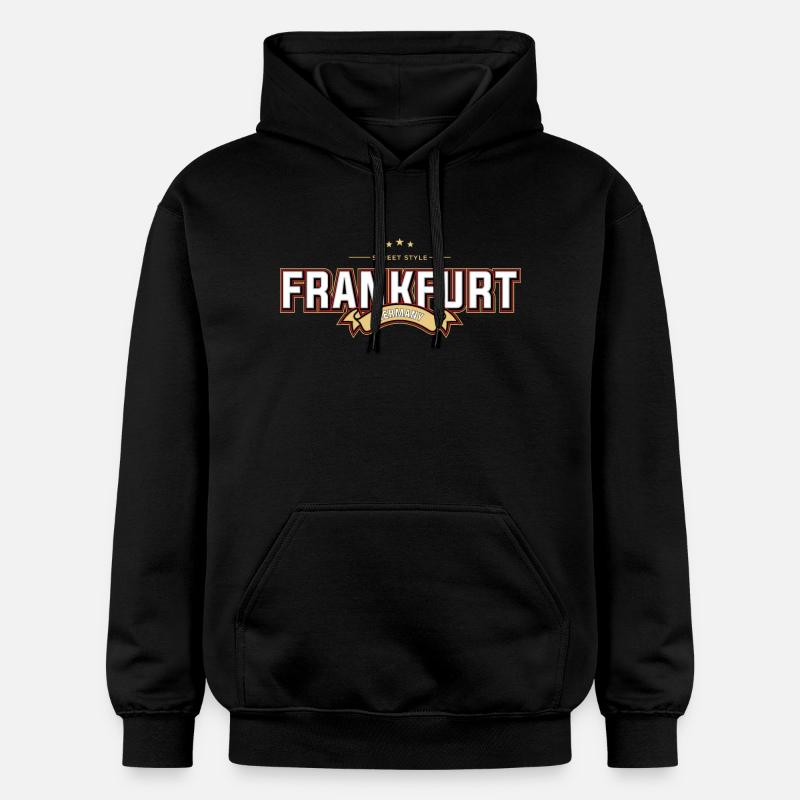 Francfort - Sweat à capuche Softstyle® Gildan Unisexe - noir