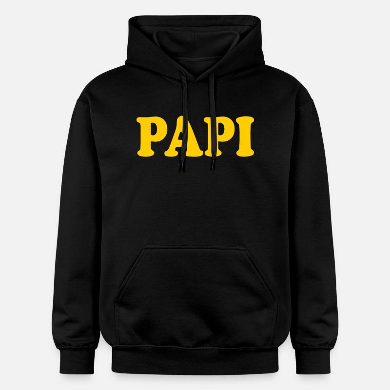 Papi - Sweat à capuche Softstyle® Gildan Unisexe - noir