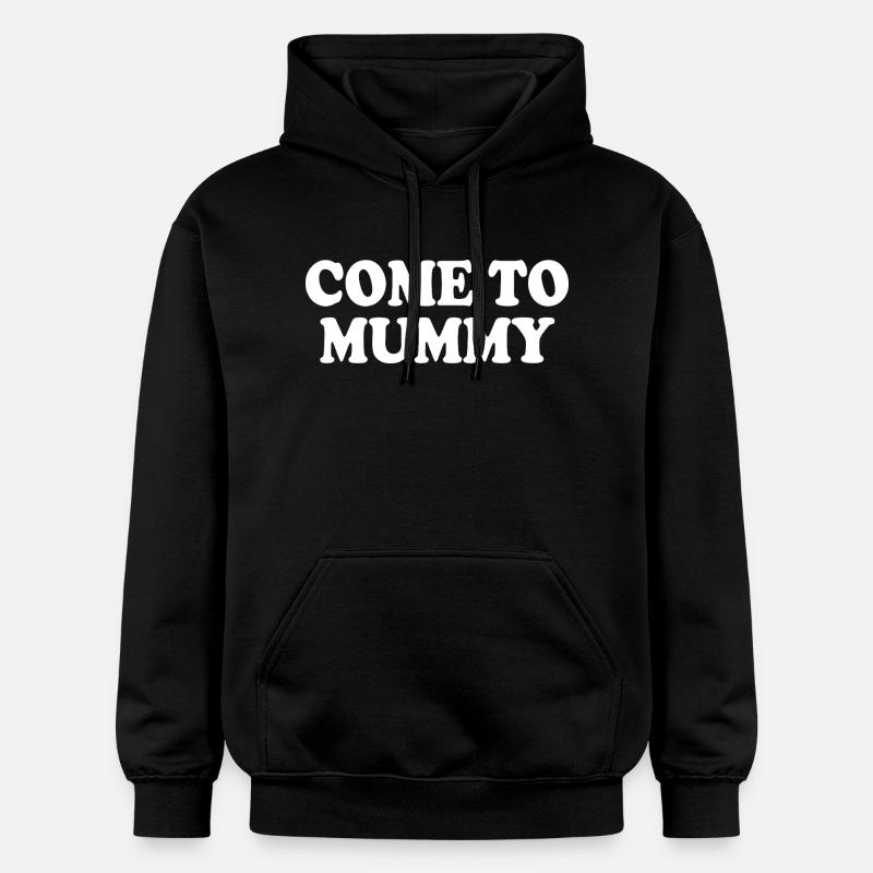 come to mummy - Sweat à capuche Softstyle® Gildan Unisexe - noir