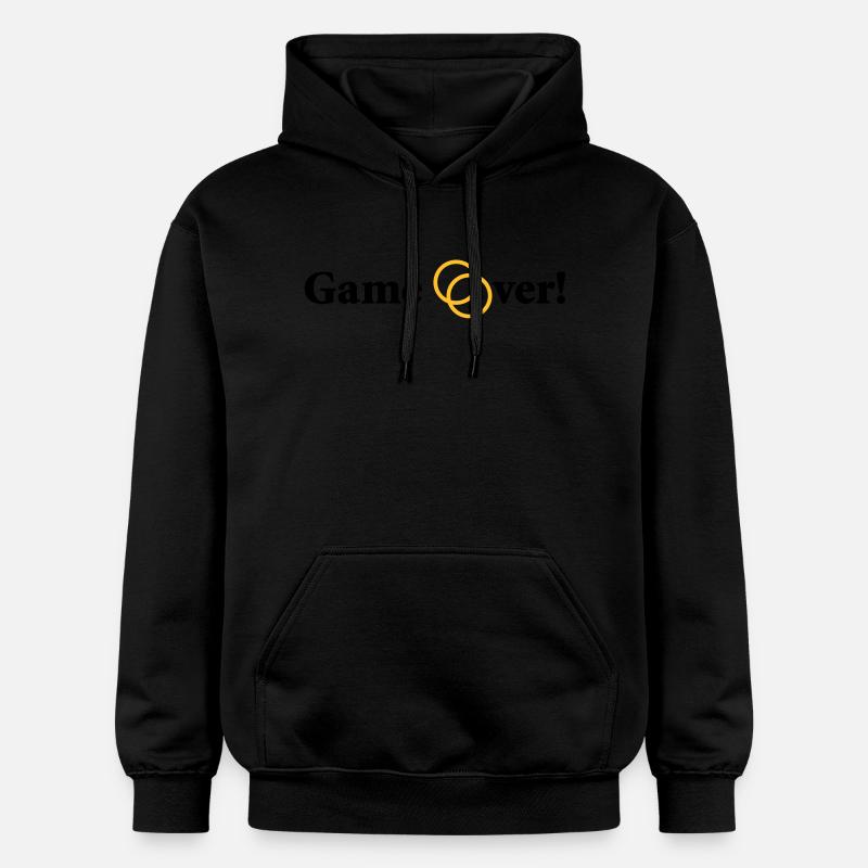 Game over enterrement - Sweat à capuche Softstyle® Gildan Unisexe - noir