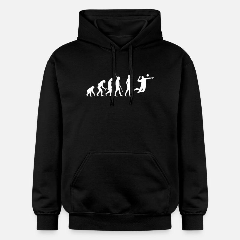 Volleyball Evolution - Sweat à capuche Softstyle® Gildan Unisexe - noir