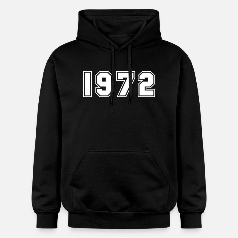 1972 - Sweat à capuche Softstyle® Gildan Unisexe - noir