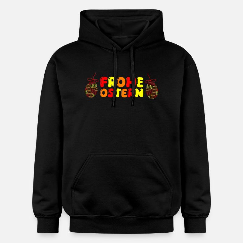 joyeuses Pâques - Sweat à capuche Softstyle® Gildan Unisexe - noir