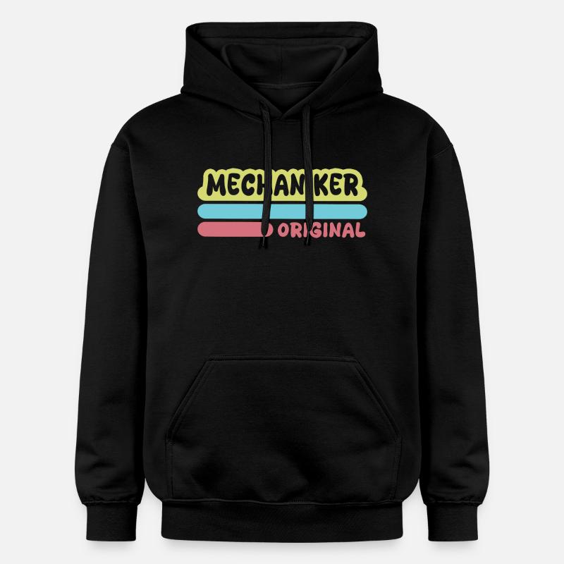 Mécanicien comme prénom - Sweat à capuche Softstyle® Gildan Unisexe - noir