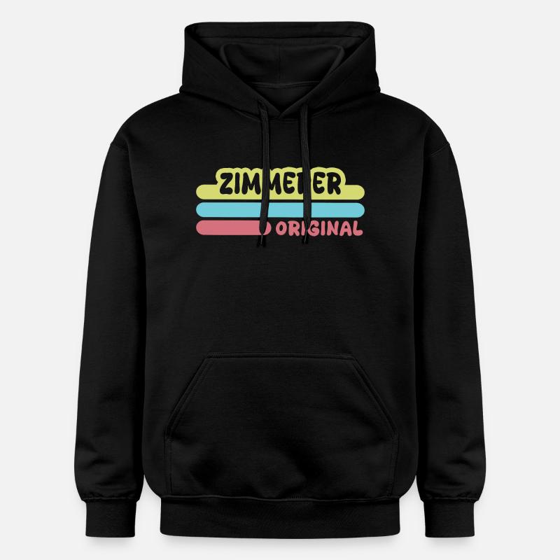 Prénom Zimmerer - Sweat à capuche Softstyle® Gildan Unisexe - noir