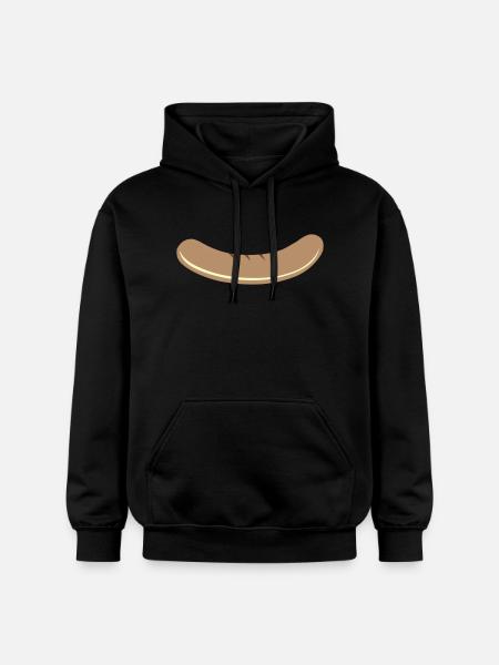 Bratwurst - Gildan Unisex Softstyle® Midweight Hoodie - Schwarz