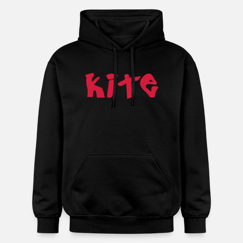 kite_vec_1 fr - Sweat à capuche Softstyle® Gildan Unisexe - noir