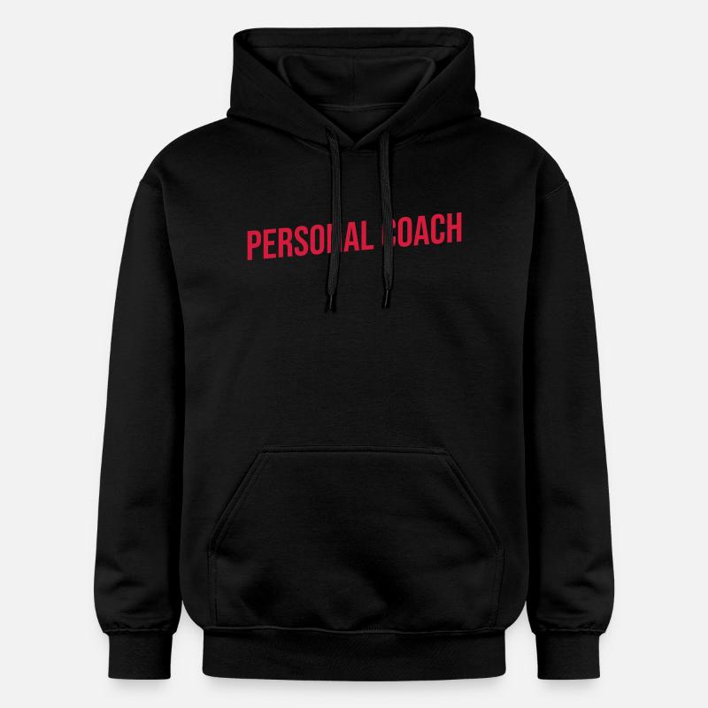 personal coach red - Sweat à capuche Softstyle® Gildan Unisexe - noir