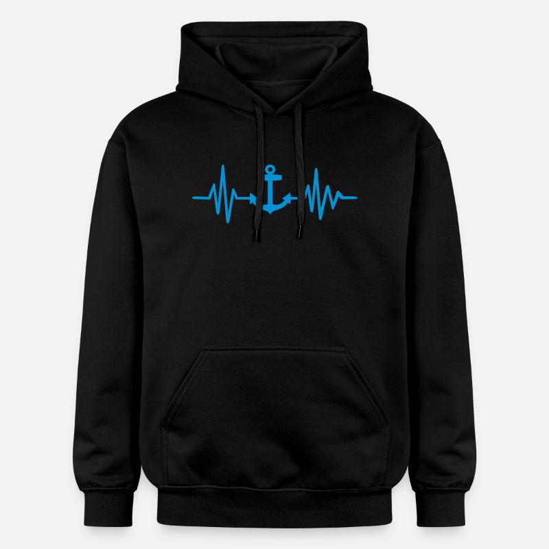 Ancre - Sweat à capuche Softstyle® Gildan Unisexe - noir