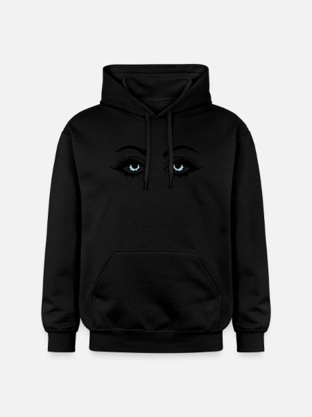 eyes design - Gildan Unisex Softstyle® Midweight Hoodie - Schwarz