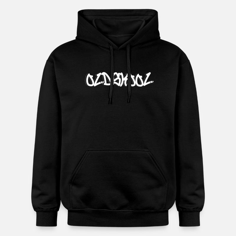 Oldskool - Sweat à capuche Softstyle® Gildan Unisexe - noir
