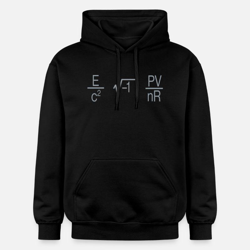 MIT en physique formules - Sweat à capuche Softstyle® Gildan Unisexe - noir