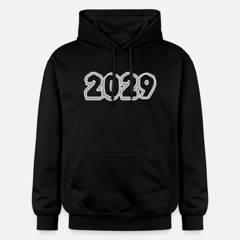 Né en 2029 - Sweat à capuche Softstyle® Gildan Unisexe - noir