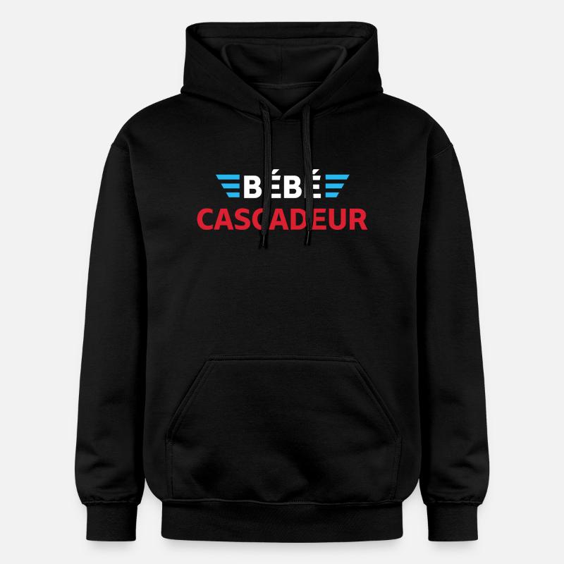 Bébé cascadeur - cadeau bébé - Sweat à capuche Softstyle® Gildan Unisexe - noir
