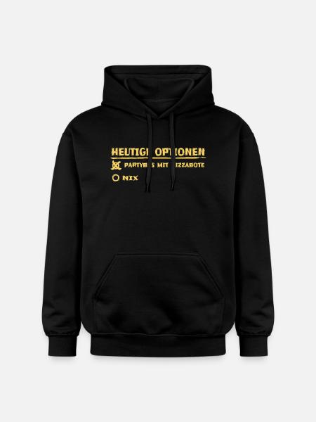 Geschenk für pizzabote - Gildan Unisex Softstyle® Midweight Hoodie - Schwarz