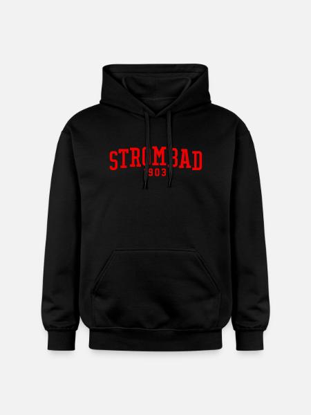 strombad college retro - Gildan Unisex Softstyle® Midweight Hoodie - Schwarz