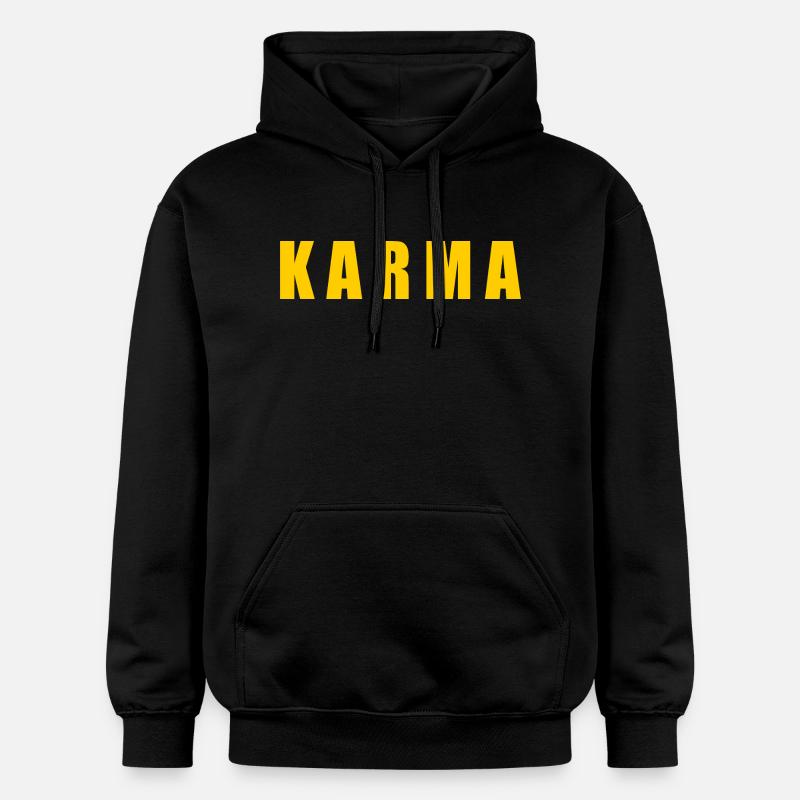 Karma - Sweat à capuche Softstyle® Gildan Unisexe - noir