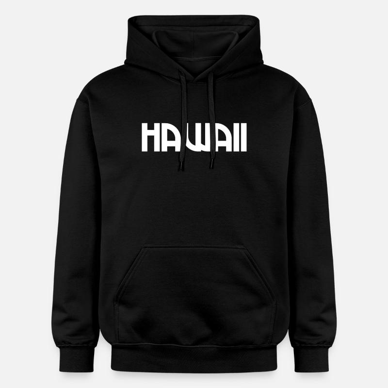 Hawaï - Honolulu - États-Unis - Amérique - Amérique - Sweat à capuche Softstyle® Gildan Unisexe - noir