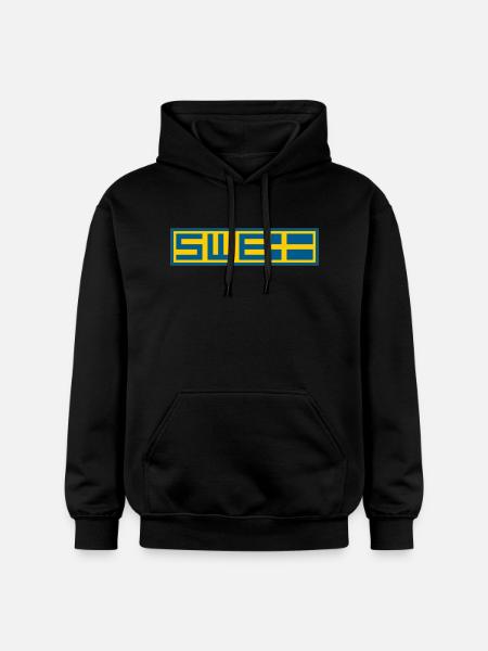 Schwedisch - Gildan Unisex Softstyle® Midweight Hoodie - Schwarz