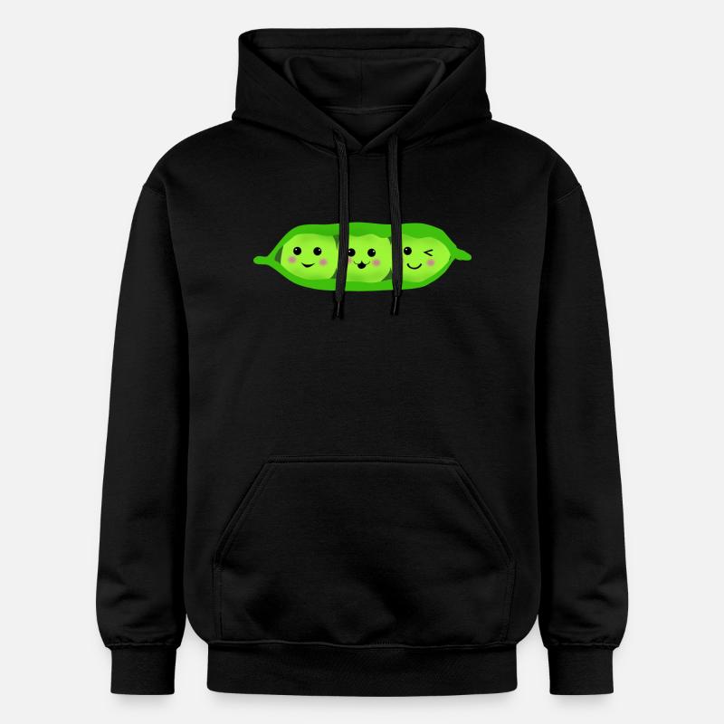 three_peas_in_a_pod - Sweat à capuche Softstyle® Gildan Unisexe - noir