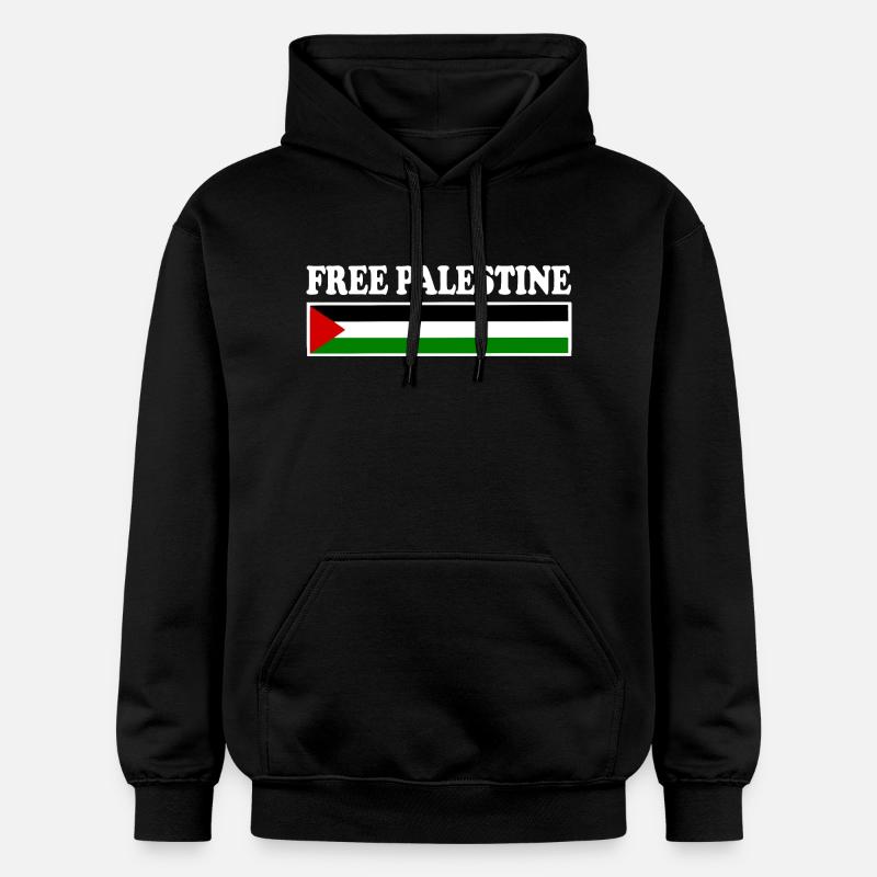 Free palestine - Sweat à capuche Softstyle® Gildan Unisexe - noir