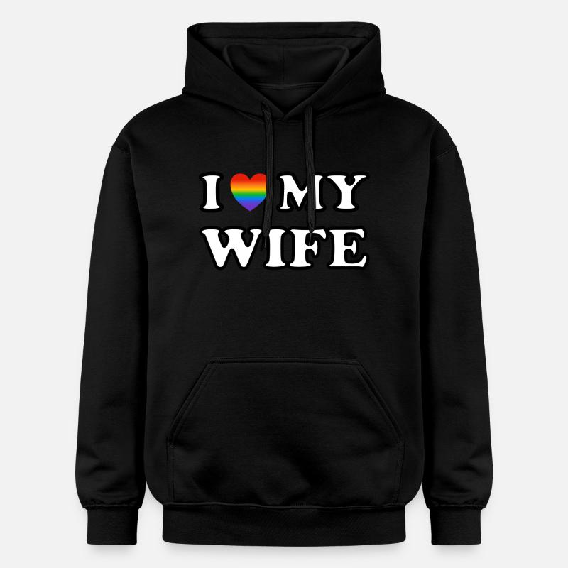 Femmes lesbiennes - Sweat à capuche Softstyle® Gildan Unisexe - noir
