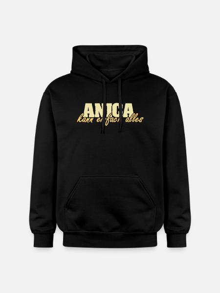 Geschenk für Anica - Gildan Unisex Softstyle® Midweight Hoodie - Schwarz