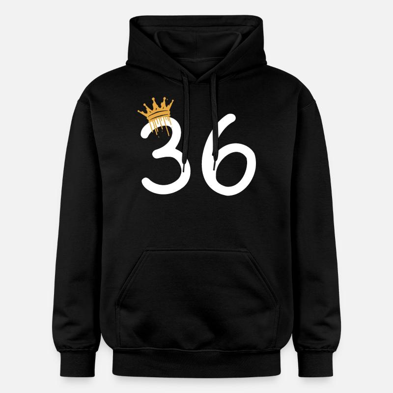 36 - Sweat à capuche Softstyle® Gildan Unisexe - noir