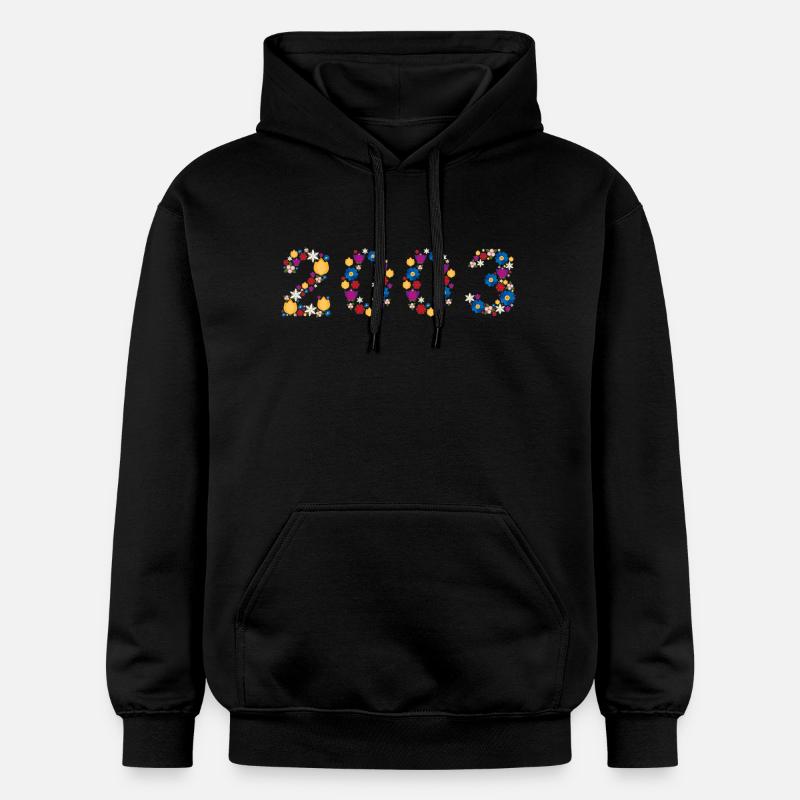Fleurs 2003 - Sweat à capuche Softstyle® Gildan Unisexe - noir